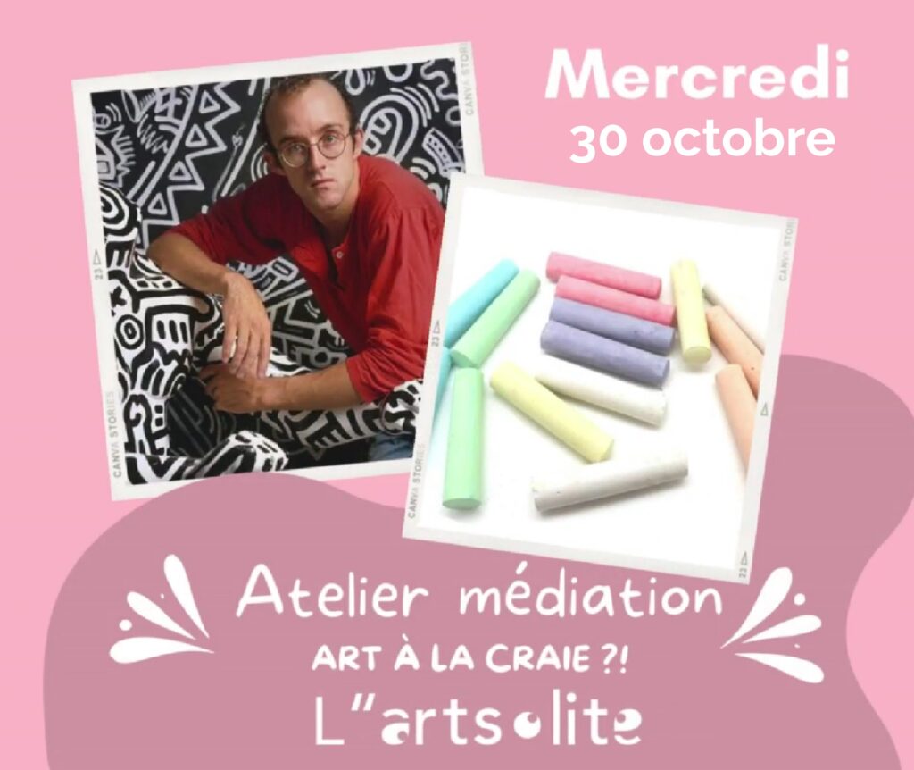 Atelier médiation Keith Haring à L'artsolite le mercredi 30 octobre