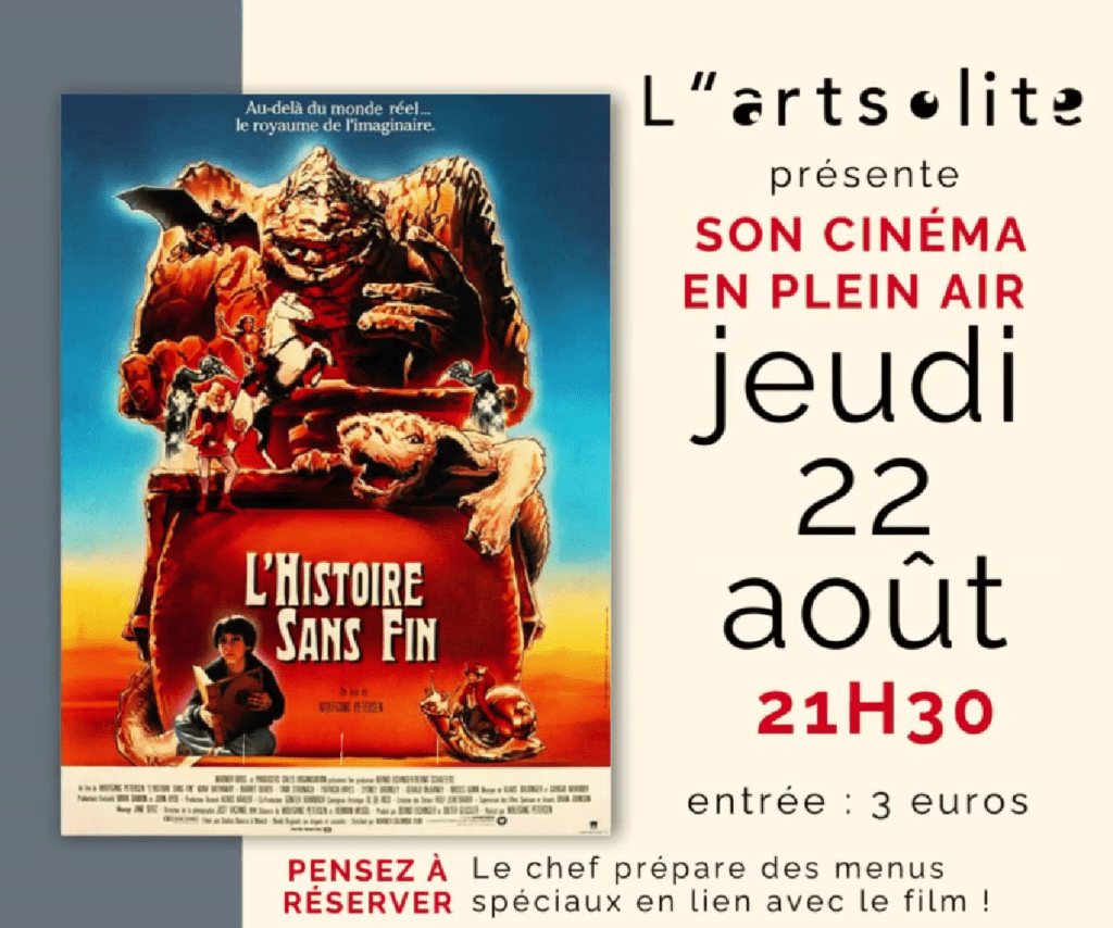 Affiche ciné plein air L'histoire sans fin