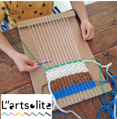 Atelier tissage L'artsolite JEP 2024