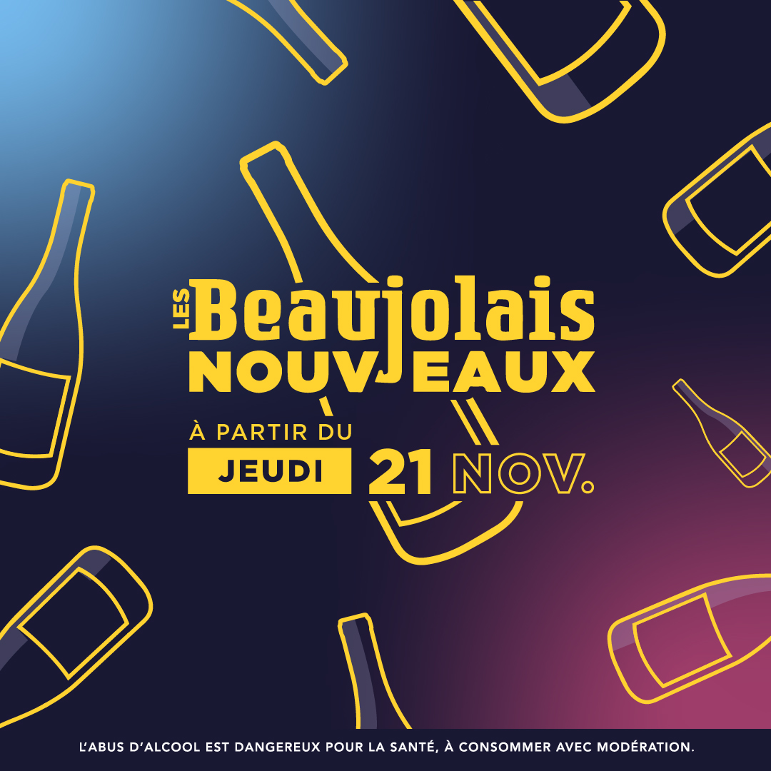 Affiche Beaujolais nouveau 2024 RS