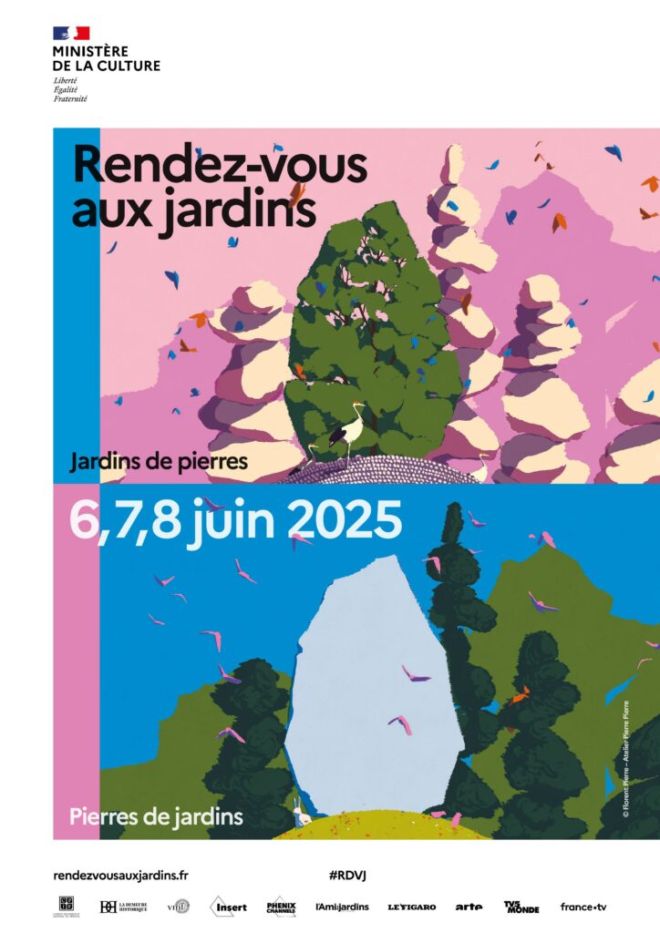 Affiche RDV aux jardins 2025