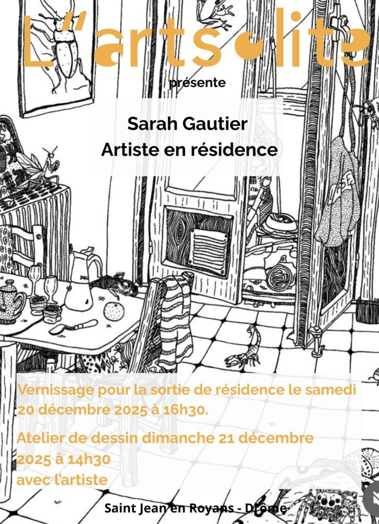 sarah gauthier atelier à l'artsolite