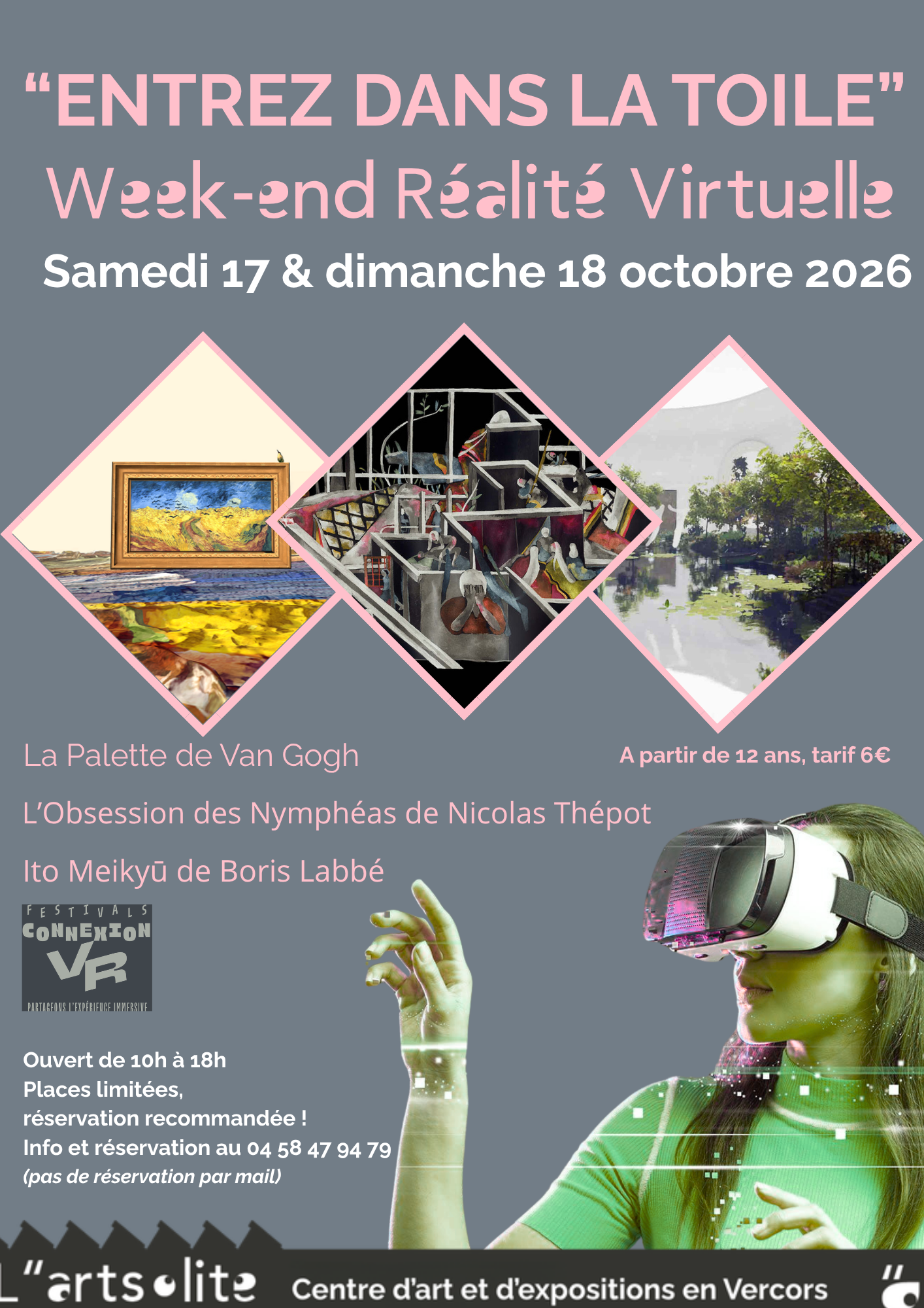 entrez toile VR réalité virtuelle