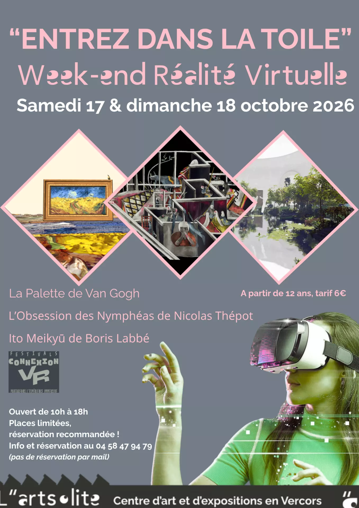 entrez toile VR réalité virtuelle